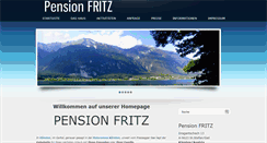 Desktop Screenshot of pension-fritz.at